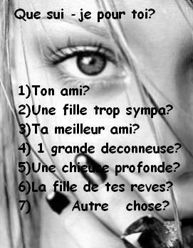 Que suis-je pour toi